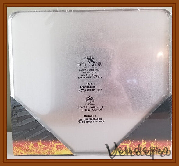 Star Wars Holiday Ornament Glass Gift Set – Yoda, Darth Vader, C-3PO (UPC: 086131617768)