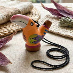 Painted Toucan Bird Water Whistle-1