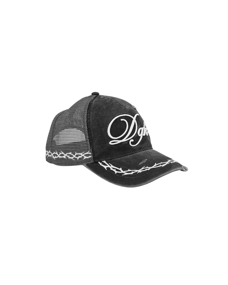 DGK 'Torn' Trucker Cap - Black-3