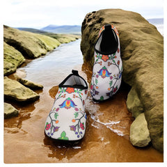 Petal Grace Aqua Shoes-1