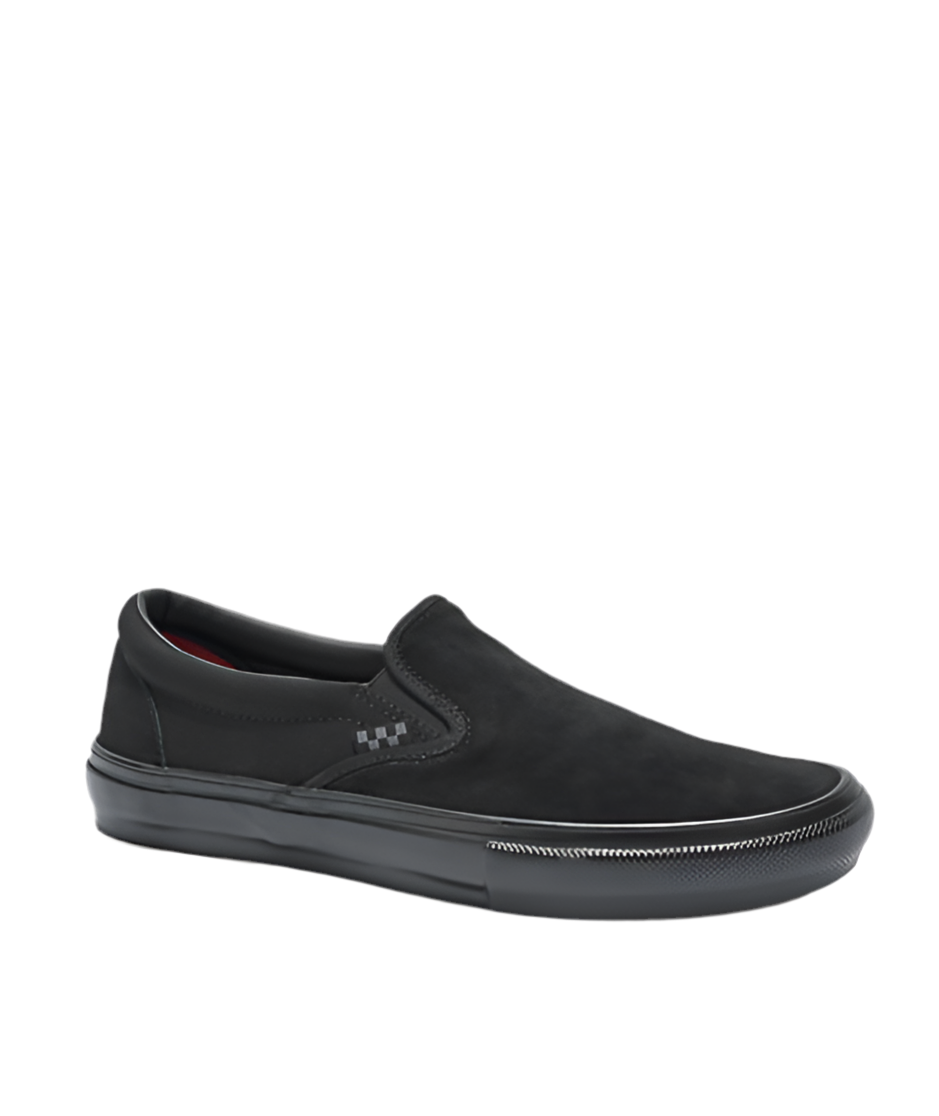 Vans 'Skate Slip-On' Shoes - Black/Black-1