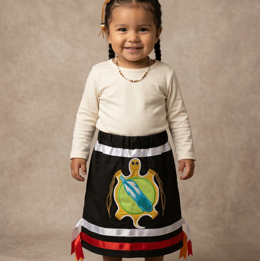 Turtle Ground Ribbon Skirt-1