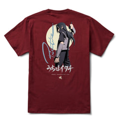 Primitive 'Itachi Warning' Tee - Burgundy-2