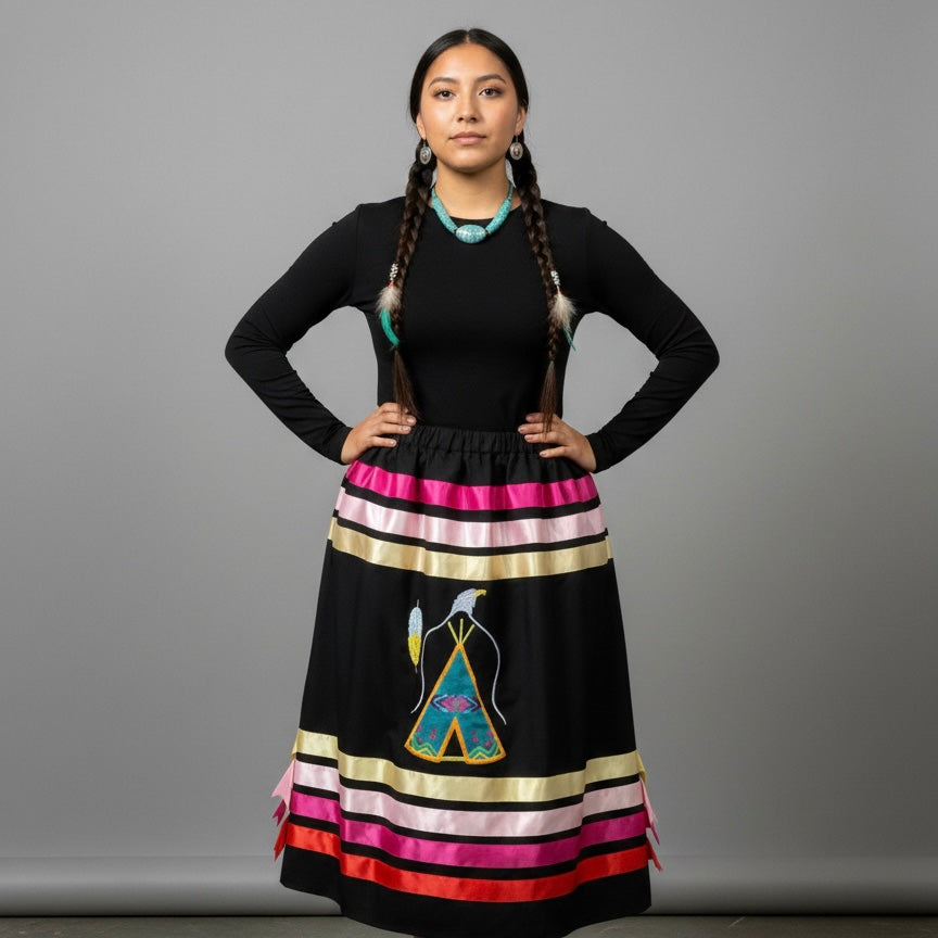 Shelter of Heritage Ribbon Skirt-5