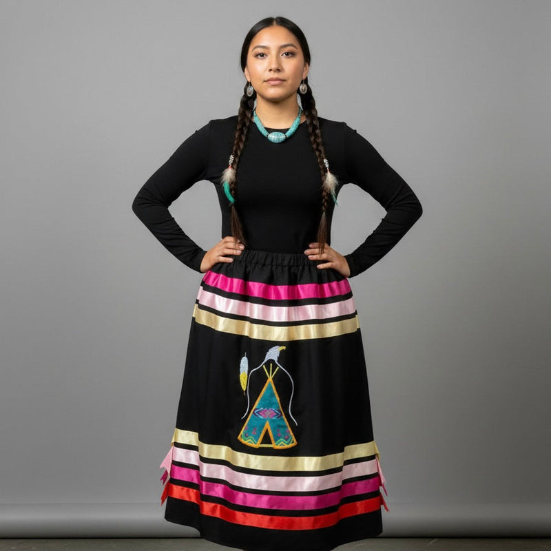 Shelter of Heritage Ribbon Skirt-5