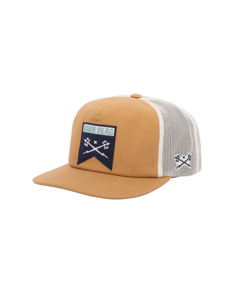 Dark Seas 'Gimble' Cap - Brown-1