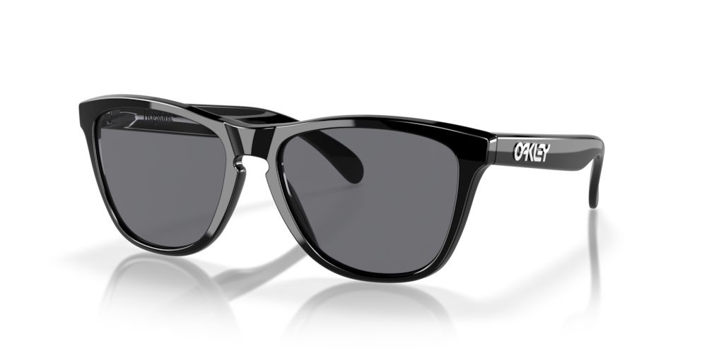 Oakley 'Frogskins' Sunglasses - Polished Black / Grey-1