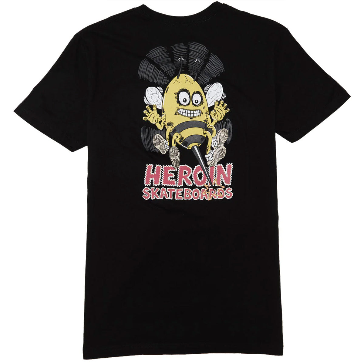 Heroin Skateboards 'Stingee Thingee' Tee - Black-2