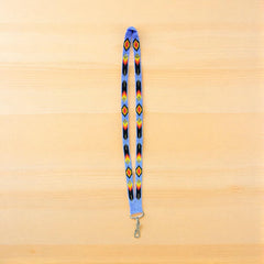Lavender Native Beaded Lanyard-3