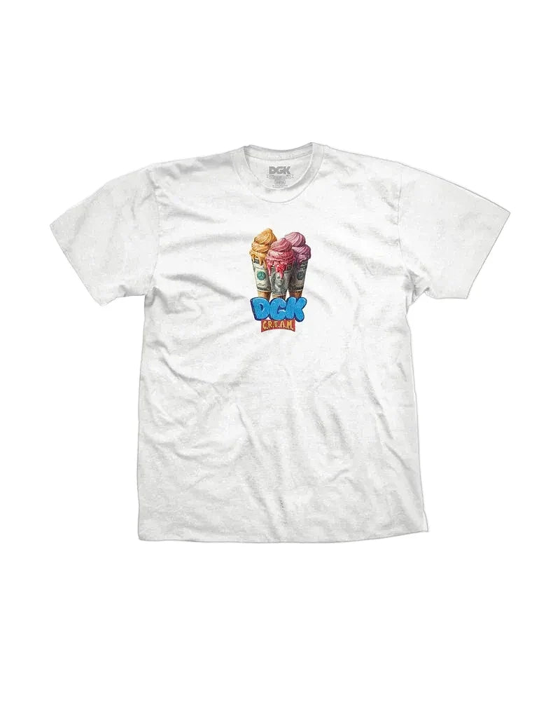 DGK 'Dough Cone' Heavyweight Tee - White-1
