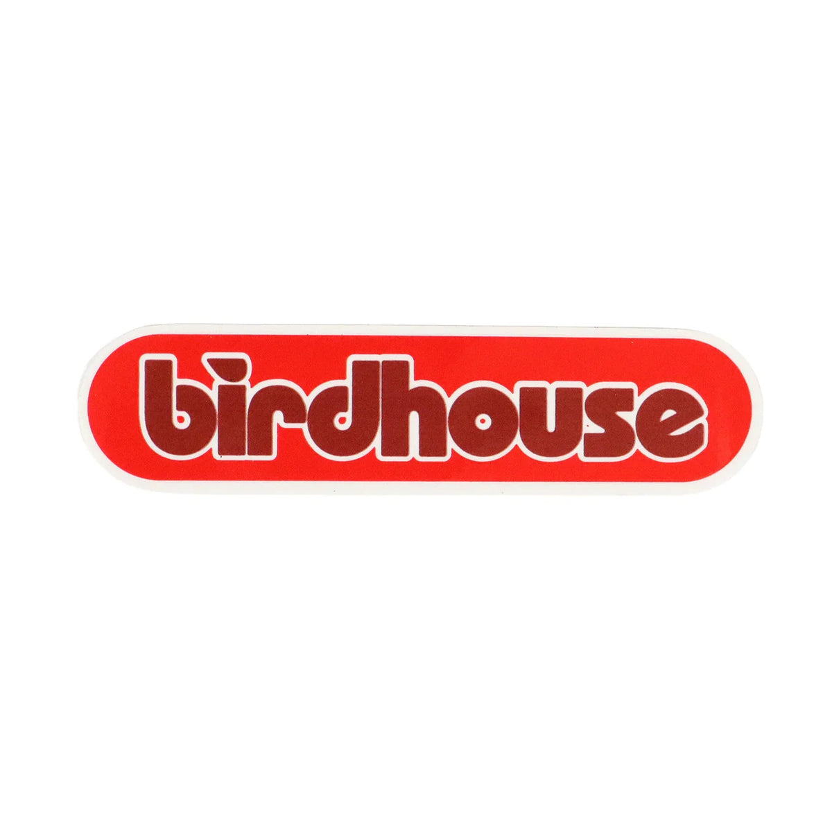 Birdhouse 'Oval Logo' Sticker - Red-1