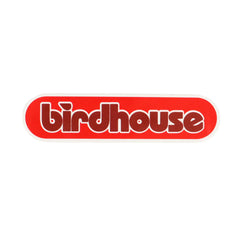 Birdhouse 'Oval Logo' Sticker - Red-1