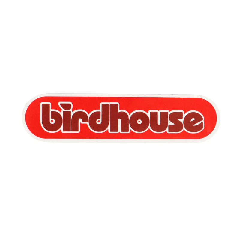 Birdhouse 'Oval Logo' Sticker - Red-1