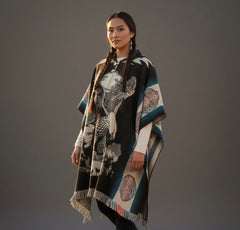 Eagle HandMade Wool Poncho-3