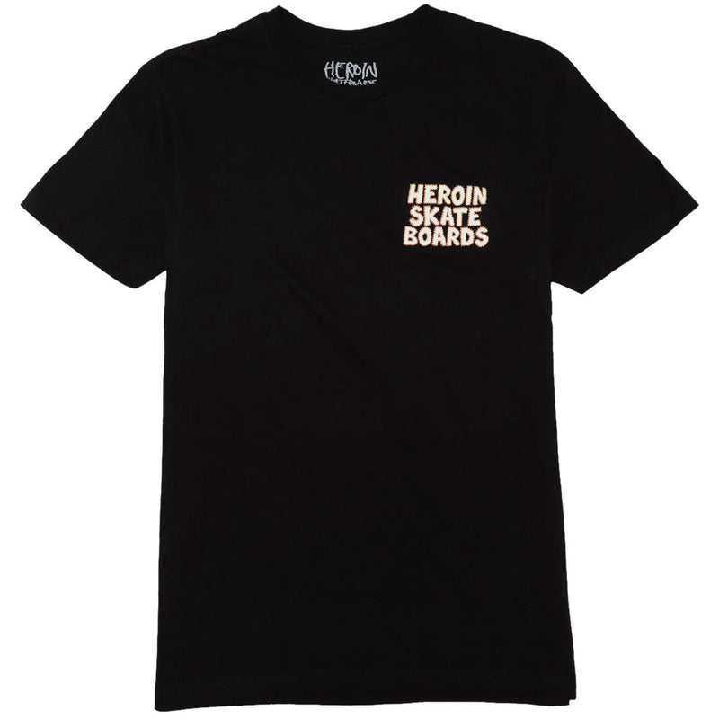 Heroin Skateboards 'Stingee Thingee' Tee - Black-1