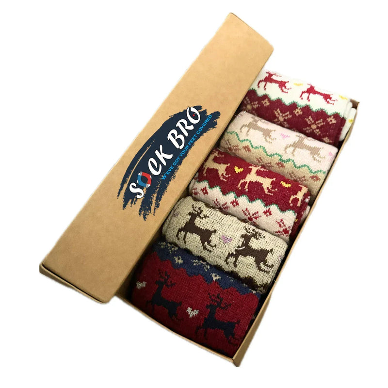 Cozy Christmas Novelty Sock Bundle - 5 Pack-2