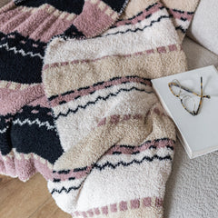 Desert Sunset Geometric Print Extended Throw-5