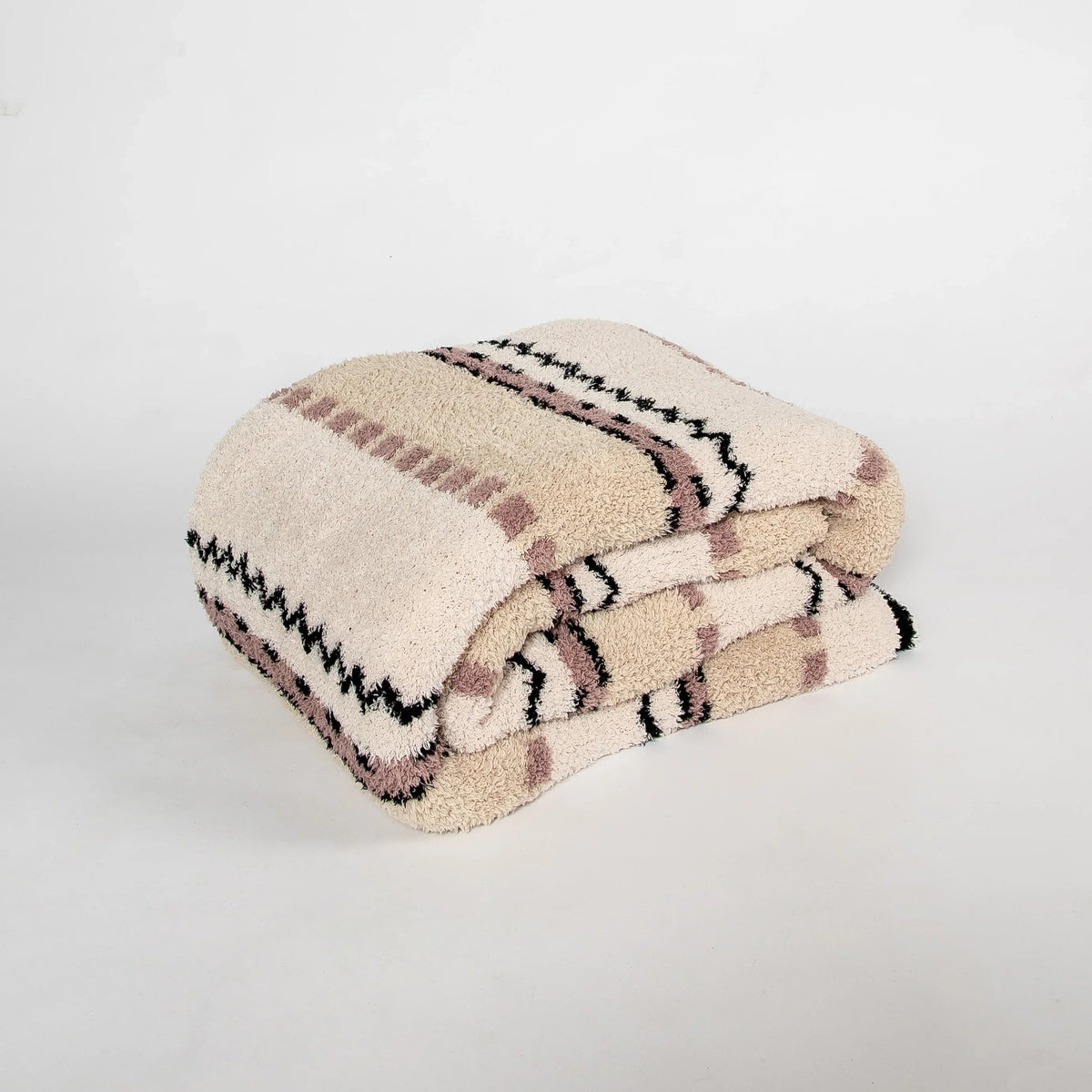 Desert Sunset Geometric Print Extended Throw-14