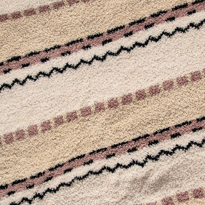 Desert Sunset Geometric Print Extended Throw-11