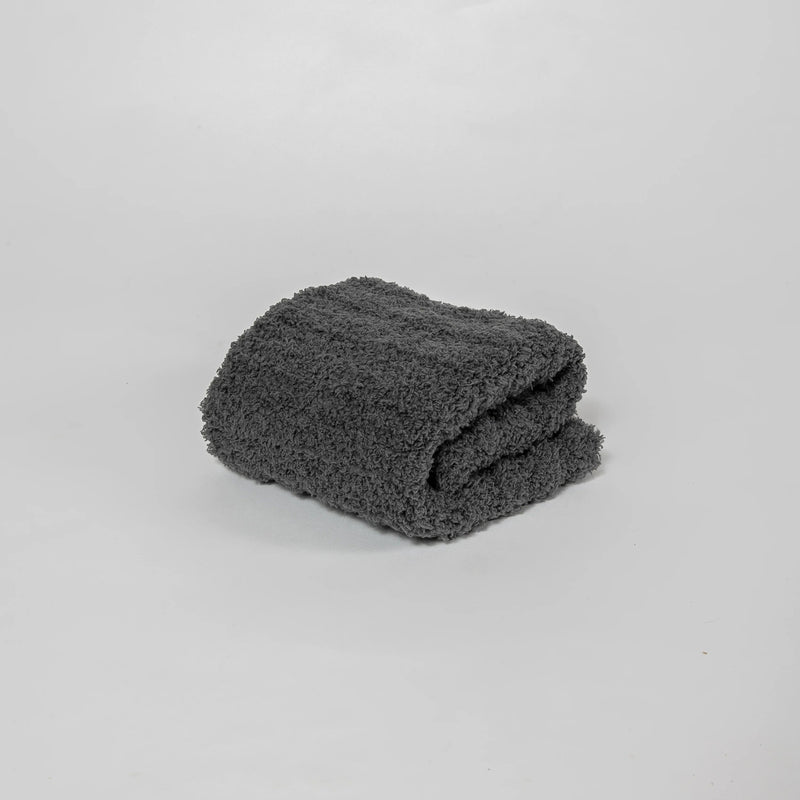 Charcoal Grey Ribbed Lovey-3