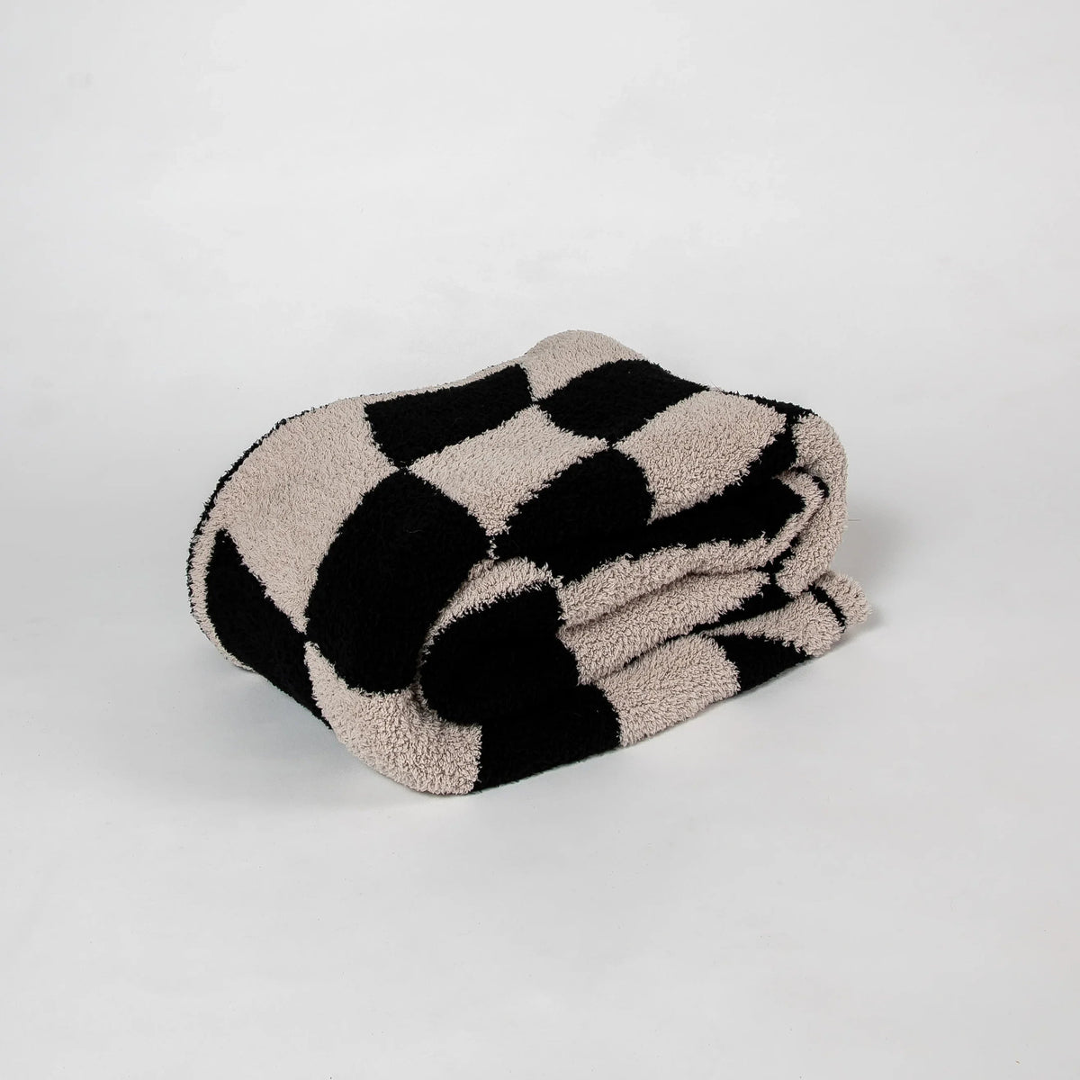 Tap Shoe & Rainy Day Wavy Checker Print Extended Throw-7