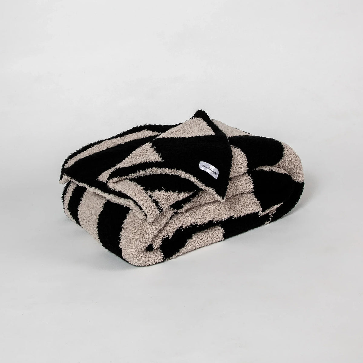 Tap Shoe & Rainy Day Wavy Checker Print Extended Throw-6