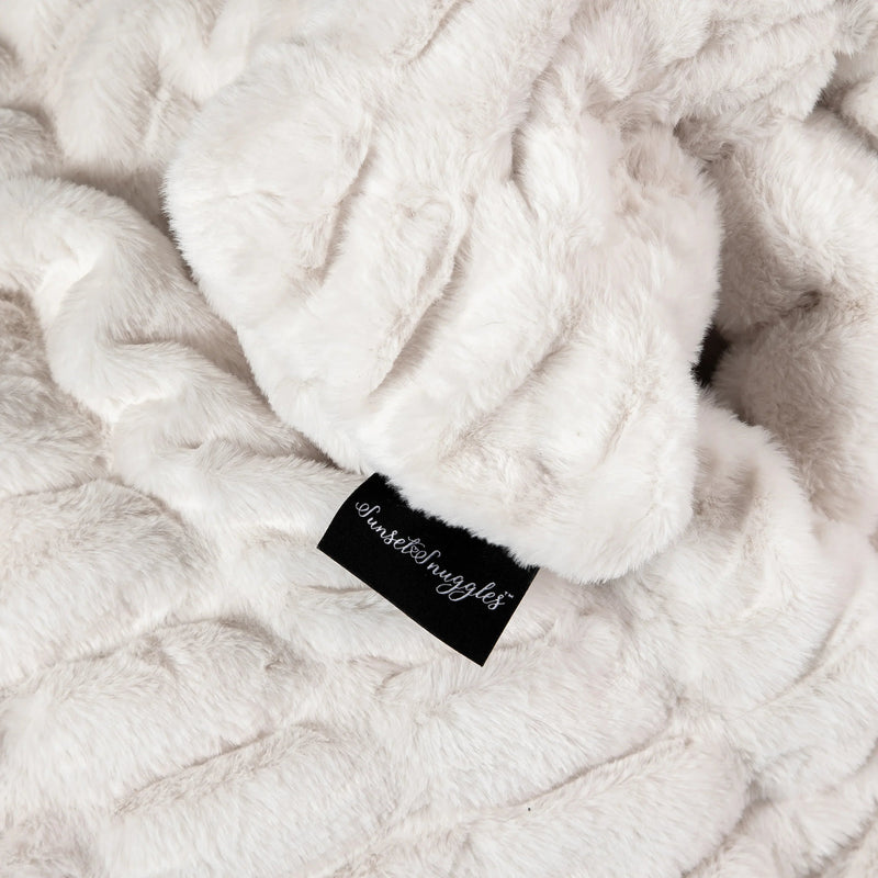 Cream Clouds Double-sided Minky Blanket-9