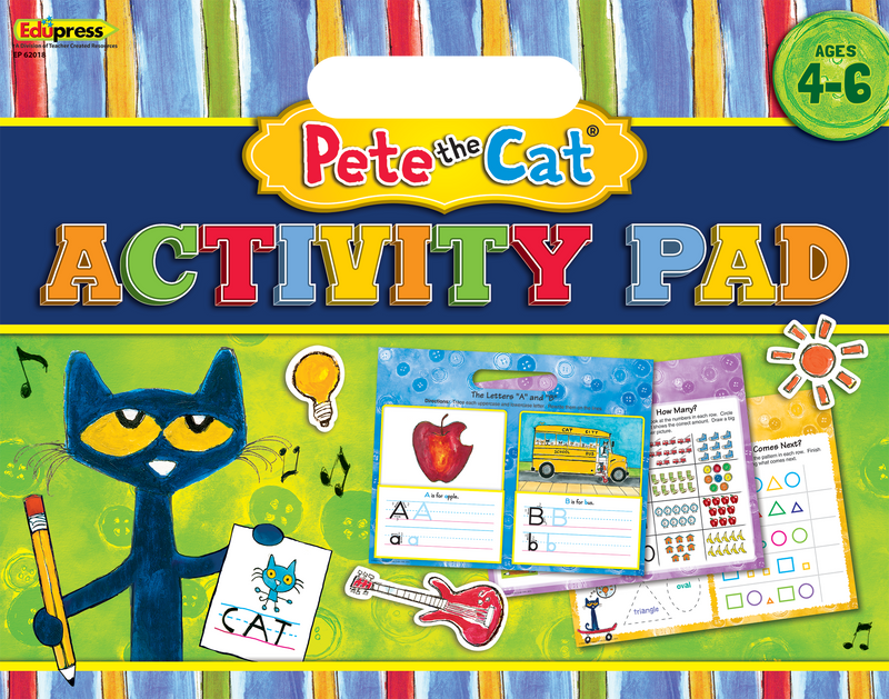 Teacher Created Resources - Pete the Cat® Large Activity Pad - Ages 4+-1