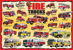 Eurographics Fire Trucks 100-Piece Puzzle - Ages 5+-2