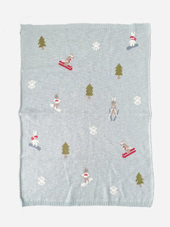 Ski Blanket | Organic Cotton | The Blueberry Hill-1