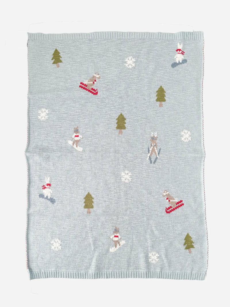 Ski Blanket | Organic Cotton | The Blueberry Hill-1
