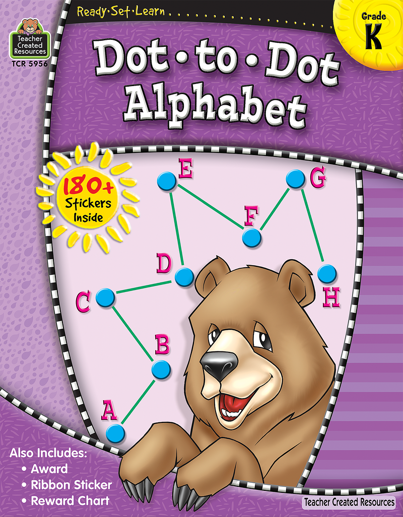 Teacher Created Resources - RSL: Dot•to•Dot Alphabet (Gr. K) - Ages 4+-1
