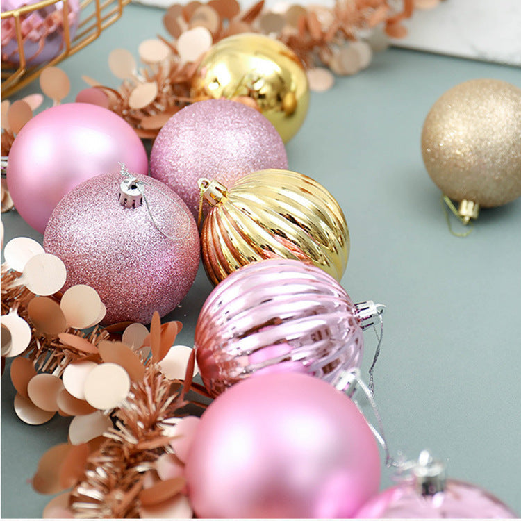 34 Christmas Ball Set 4cm Christmas Ornaments-6