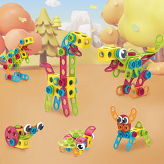 PicassoTiles - PicassoTiles 115pc Engineering Construction Set - Ages 3+-4