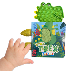 Little Hippo Books - Little T-Rex - Your Sensory Fidget Friend - Ages 1+-9