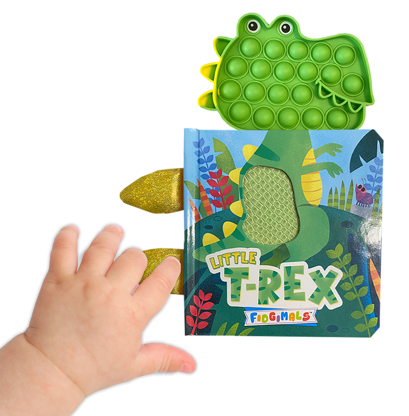 Little Hippo Books - Little T-Rex - Your Sensory Fidget Friend - Ages 1+-9