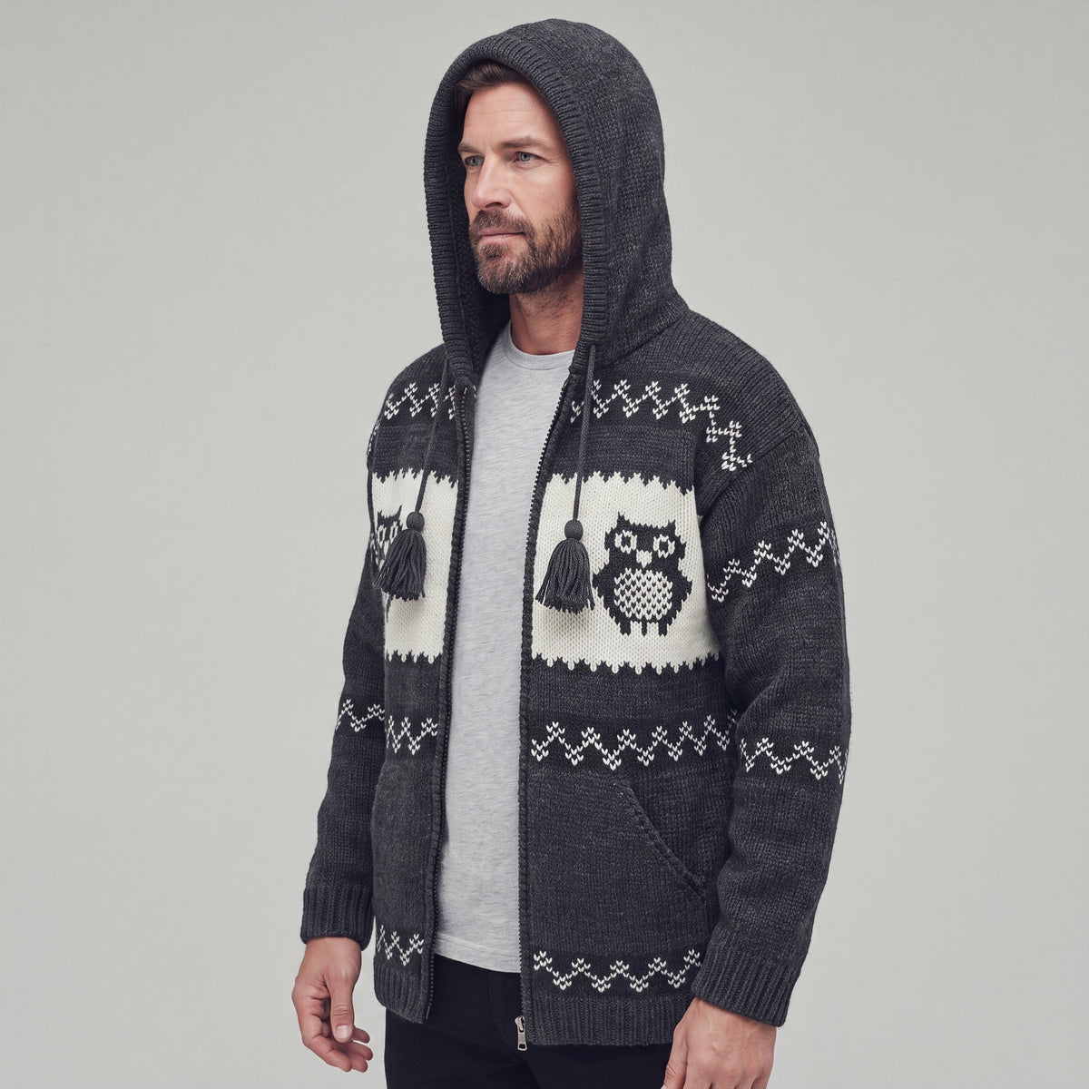 Nocturne Owl Wool Jacket-2