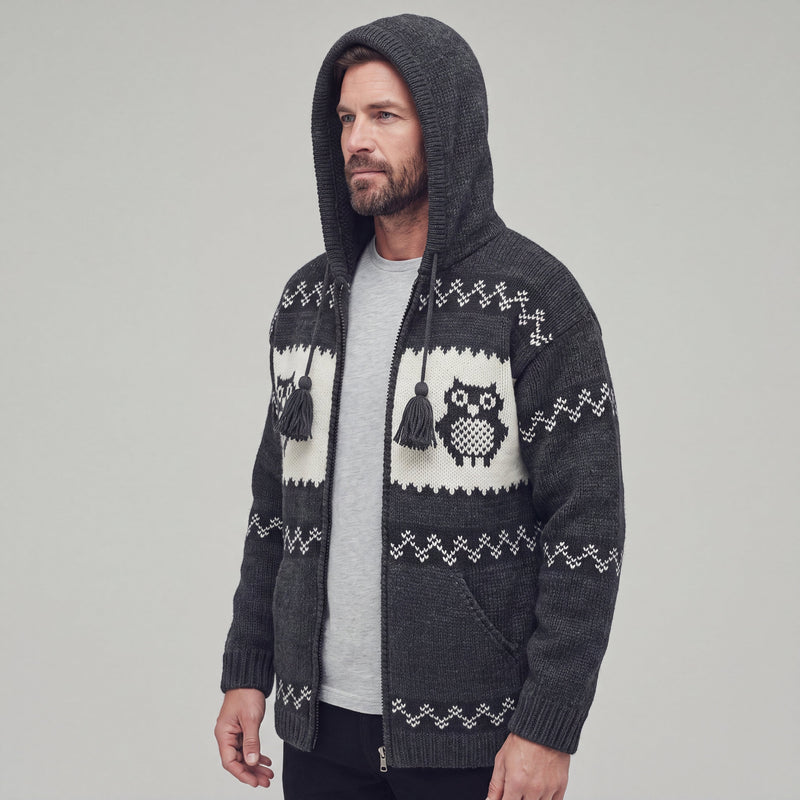 Nocturne Owl Wool Jacket-2