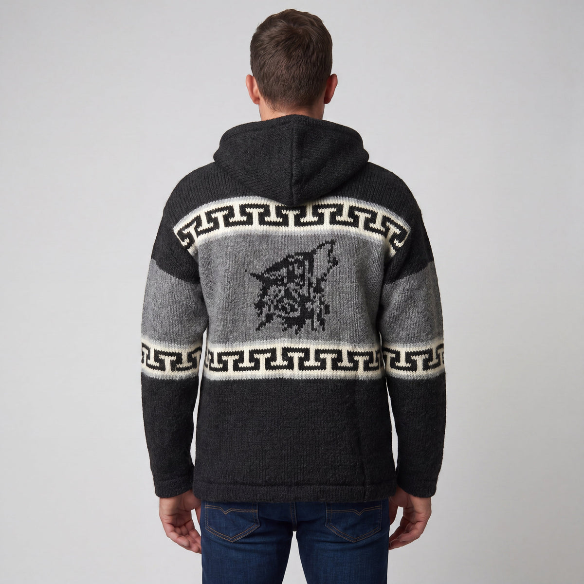 Lunar Wolf Wool Jacket-5