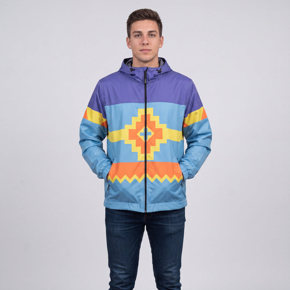 Purple Horizon Windbreaker-2
