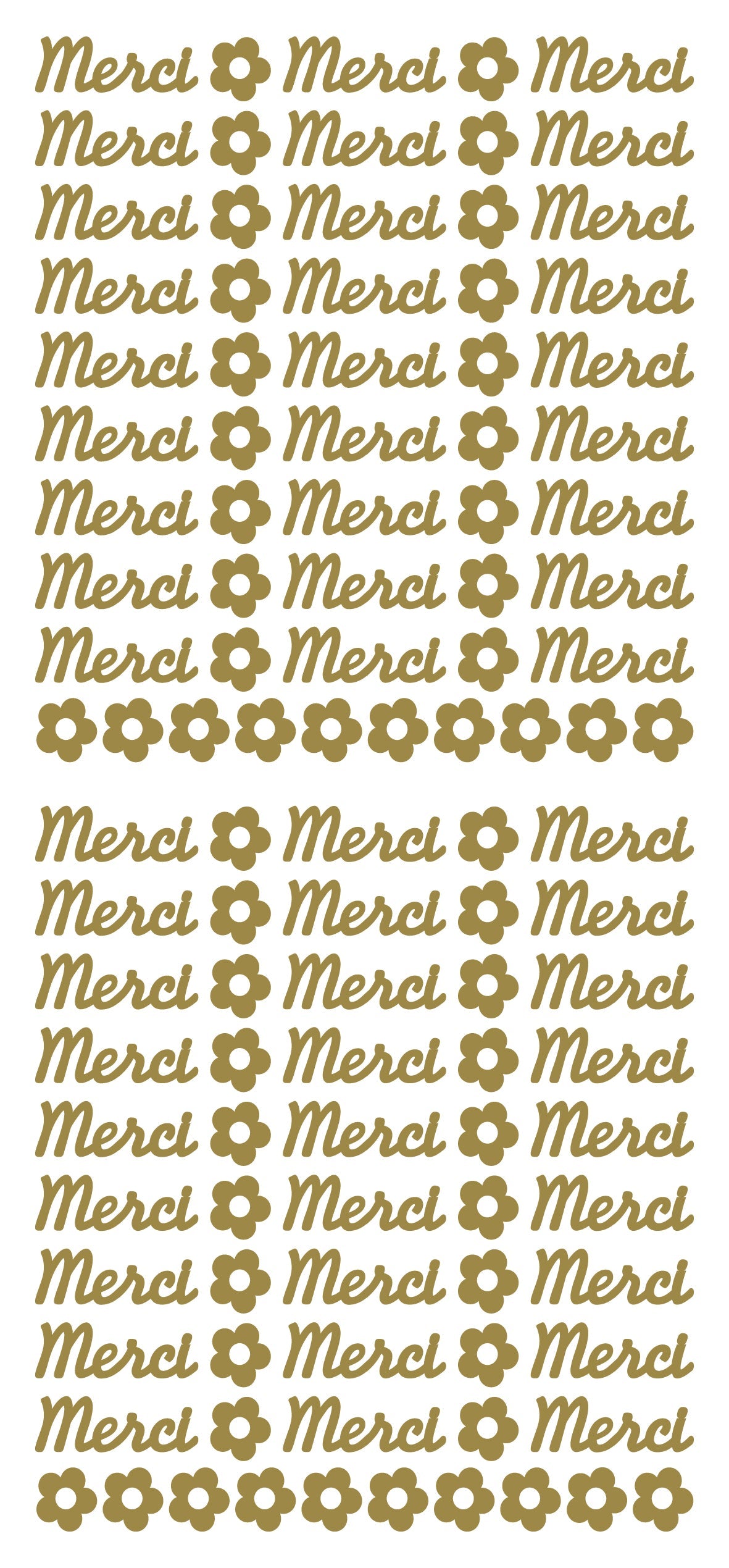 Peel Off Stickers - Merci-1