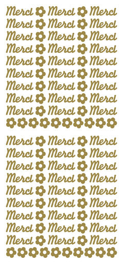 Peel Off Stickers - Merci-1