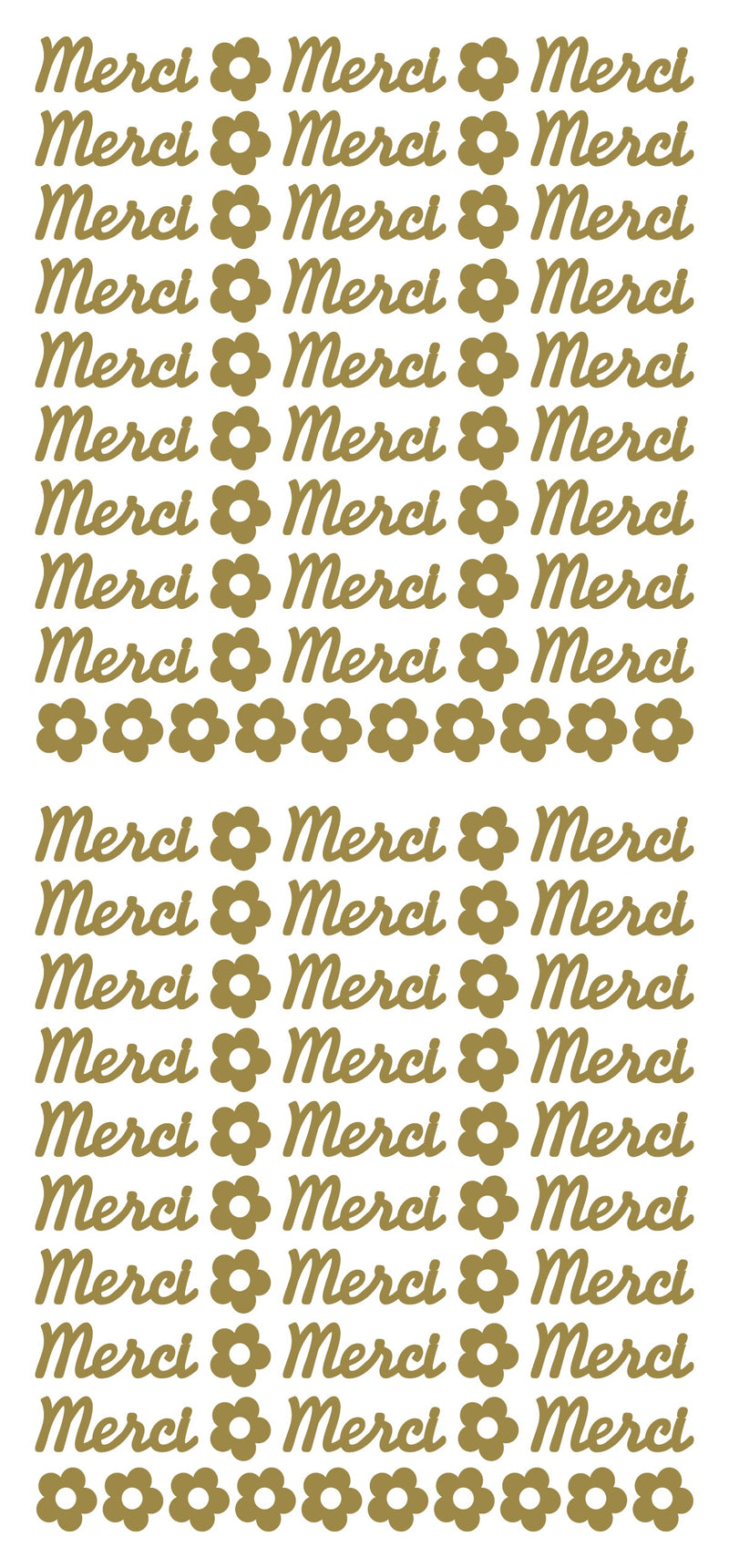 Peel Off Stickers - Merci-1