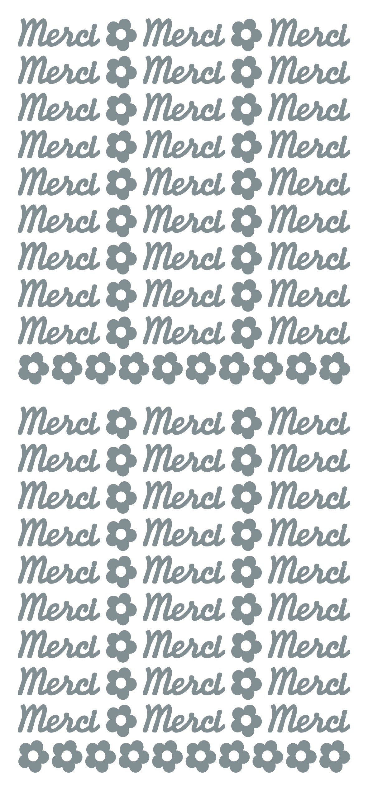 Peel Off Stickers - Merci-2