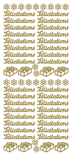 Adhesivos despegables - Félicitations-1