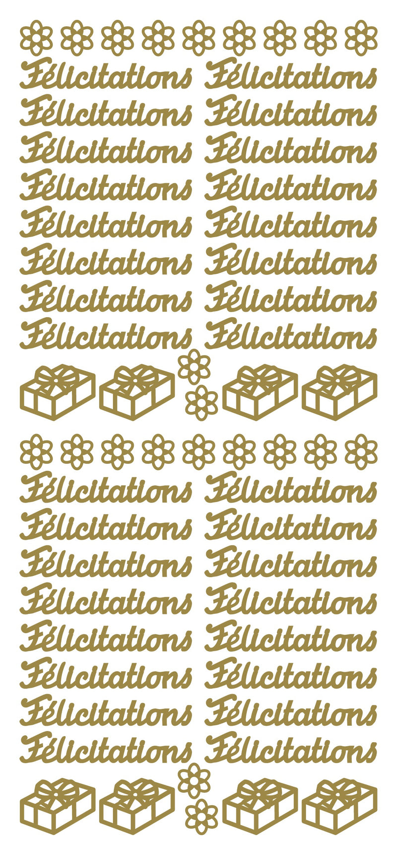 Adhesivos despegables - Félicitations-1