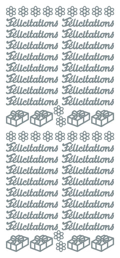 Adhesivos despegables - Félicitations-2