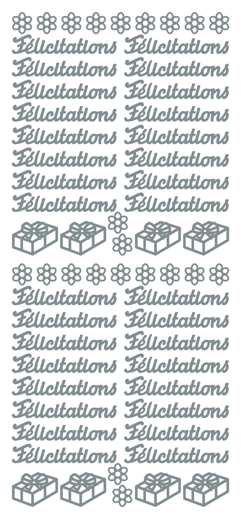 Adhesivos despegables - Félicitations-2