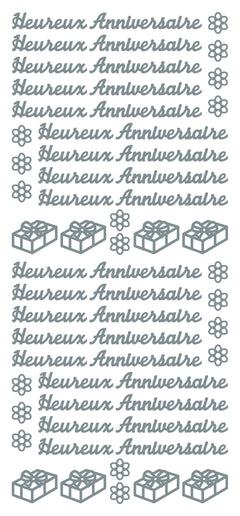 Peel Off Stickers - Heureux Anniversaire-2