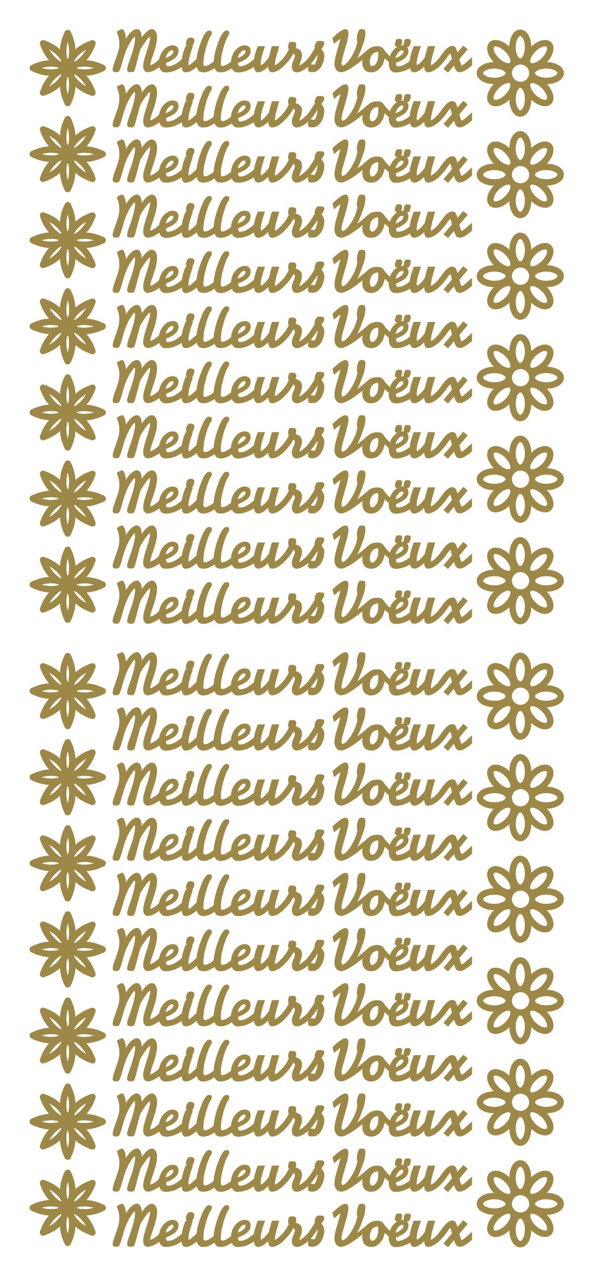 Peel Off Stickers - Meilleurs Voëux-1